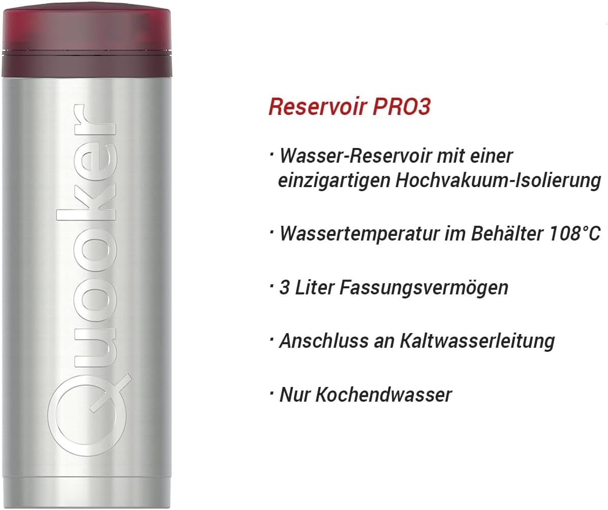 Quooker PRO3 | Vorne BLK (Schwarz)