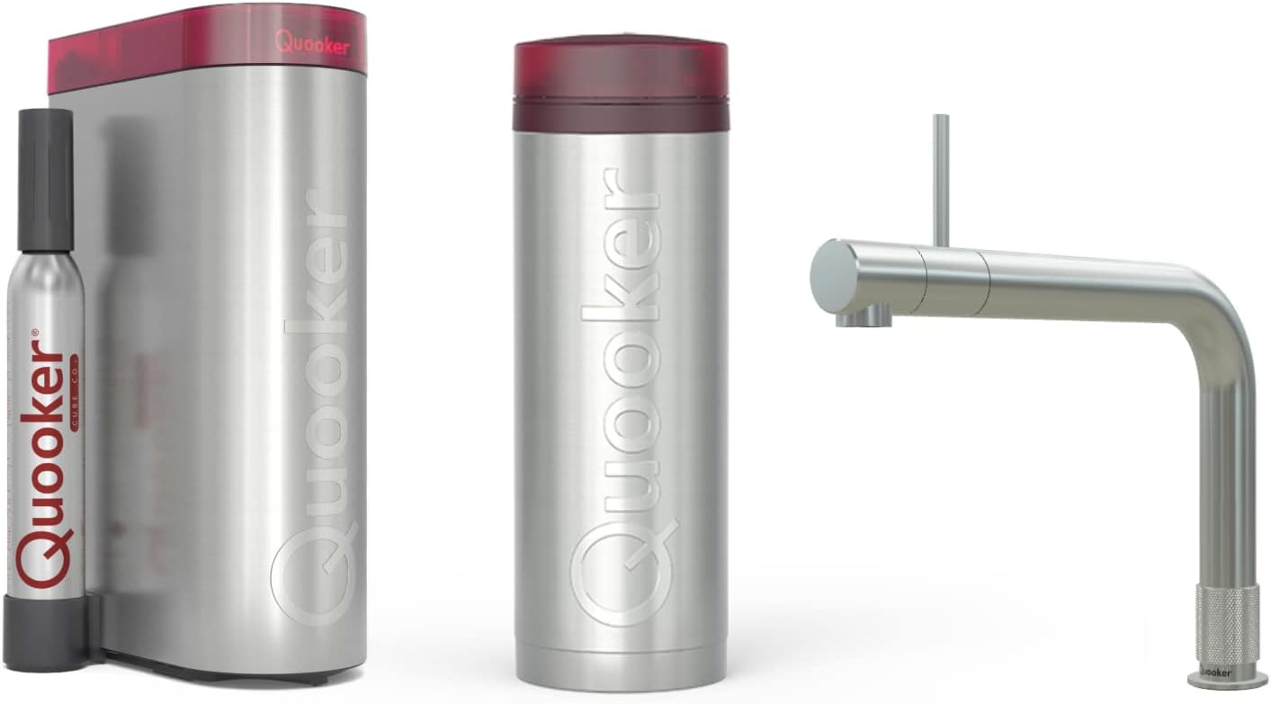 Quooker PRO3 & Cube | Front RVS (Voll-Edelstahl) inkl. Cube-Filter