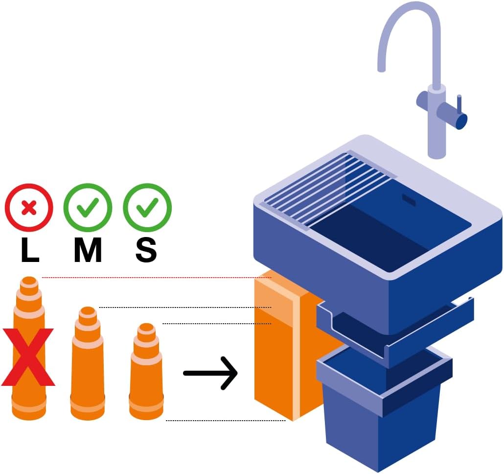 BLANCO Getränkefilter Soft Magnesium M | Weniger Kalk. Zusätzliches Magnesium. Mehr Geschmack Passend zu Drink.soda &CHOICE.all 520 Liter bei 12 °dTH