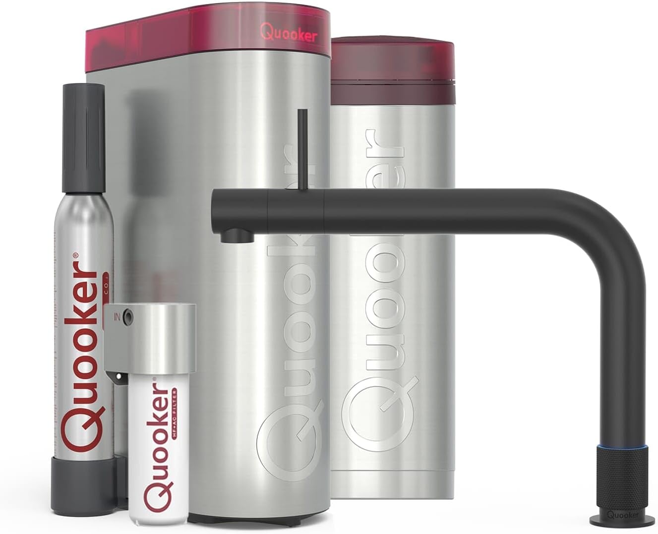 Quooker PRO3 & Cube | Front BLK (Schwarz) inkl. Cube-Filter