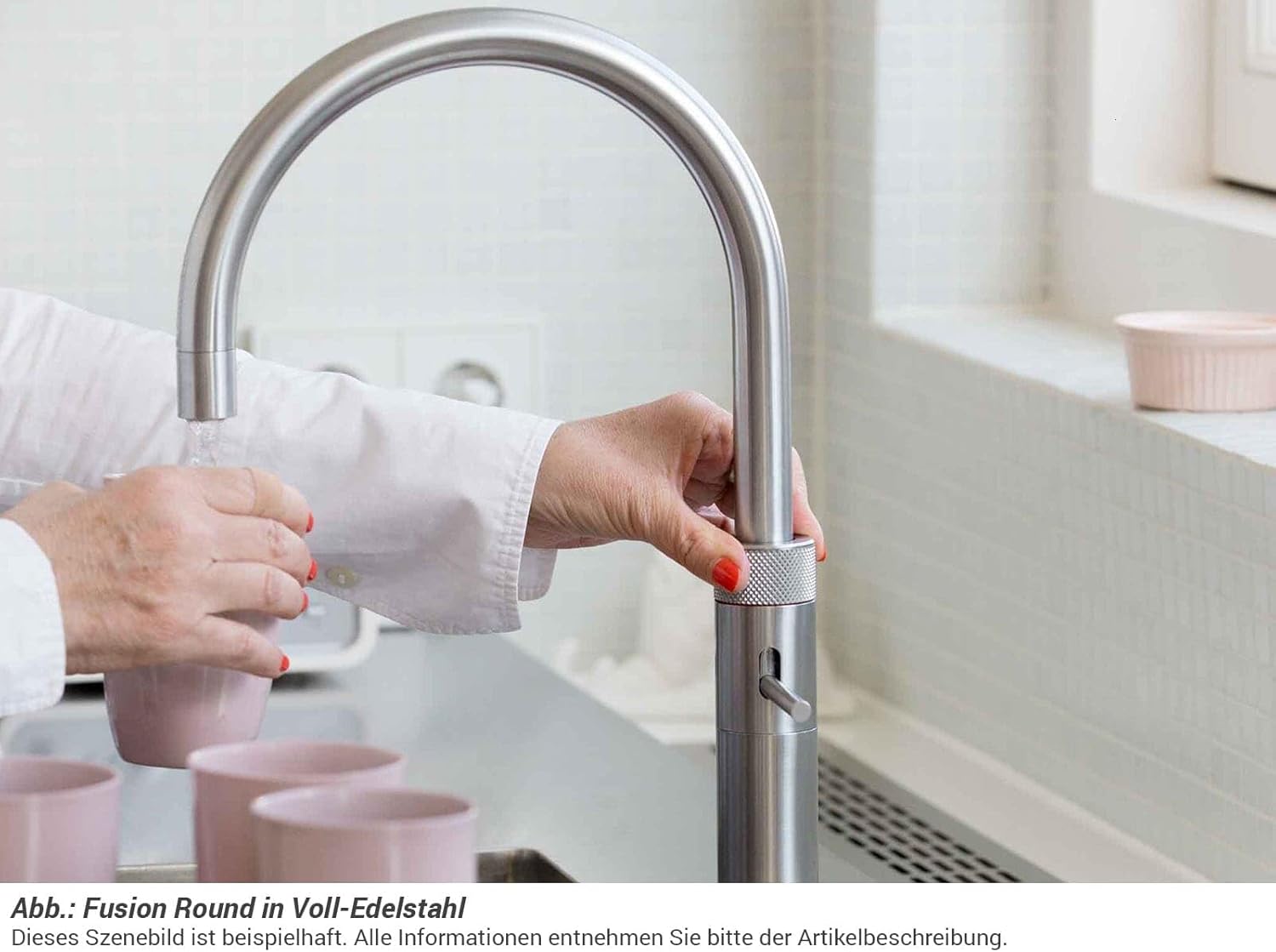 Quooker COMBI+ 2.2 E Fusion Round CHR – Verchromt Glänzend