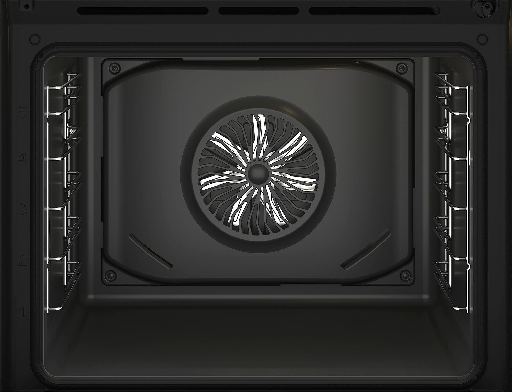 BEKO Einbaubackofen BBIE17300B b300, mit Teleskopauszug nachrüstbar, SteamShine, Gleichmäßige Heißluft für perfekte Ergebnisse dank Aeroperfect