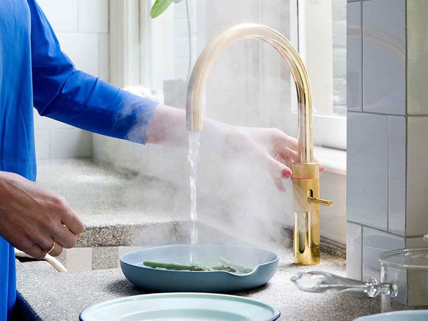 Quooker COMBI 2.2 E Fusion Round GLD – Gold Armatur