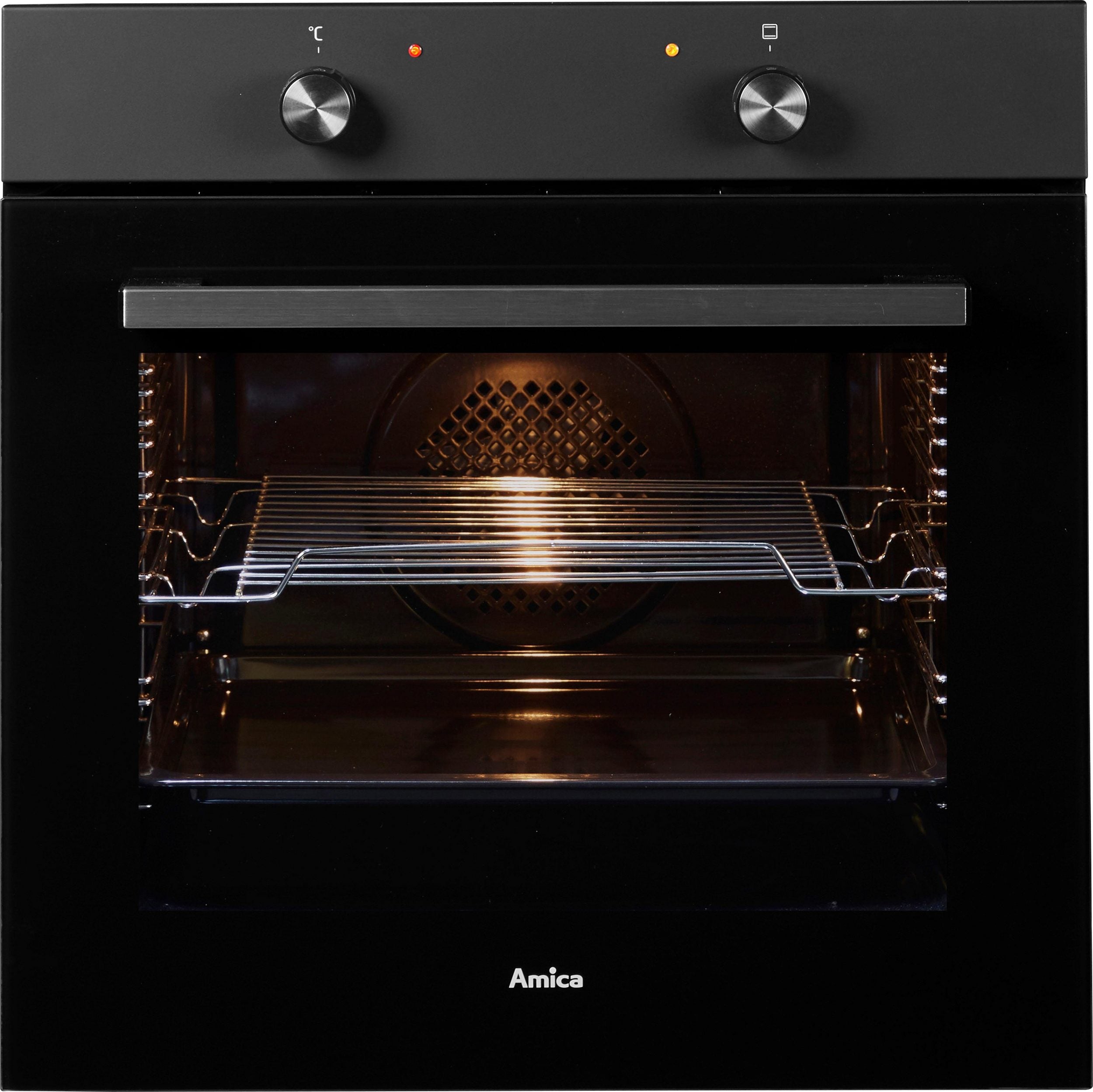 Amica EBX 947 600 SM Backofen günstig kaufen – 60 cm Einbau-Backofen mit Heißluft & Grill