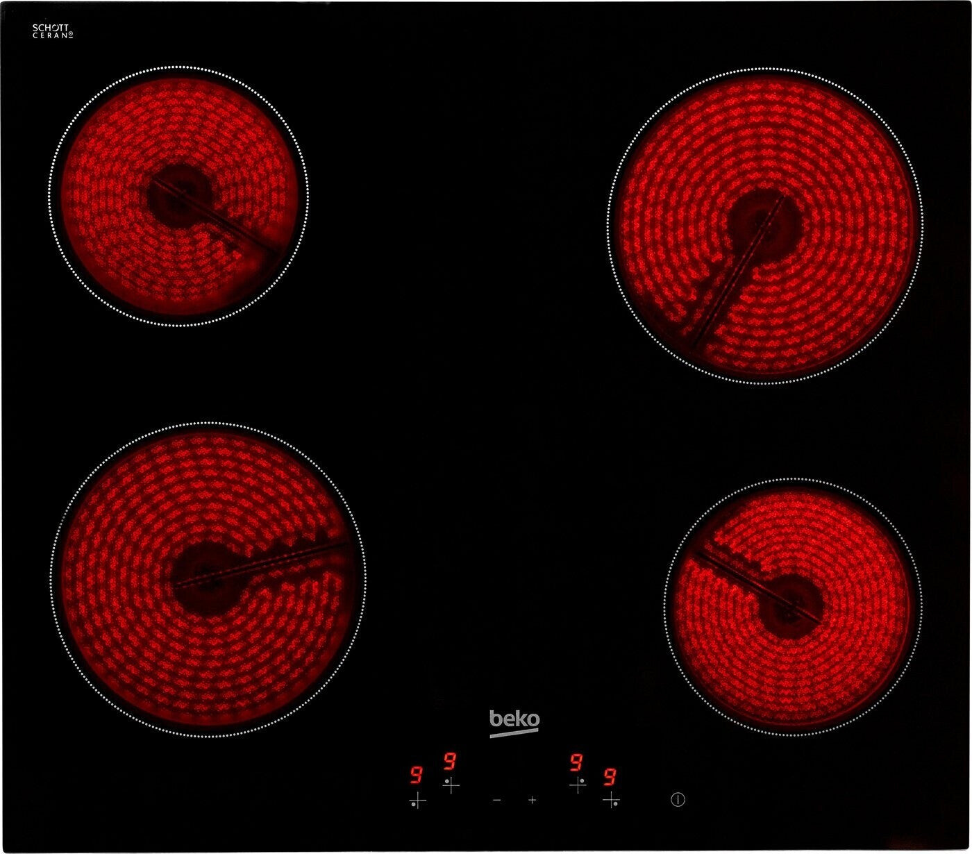 Beko HIC64401 Glaskeramik-Kochfeld