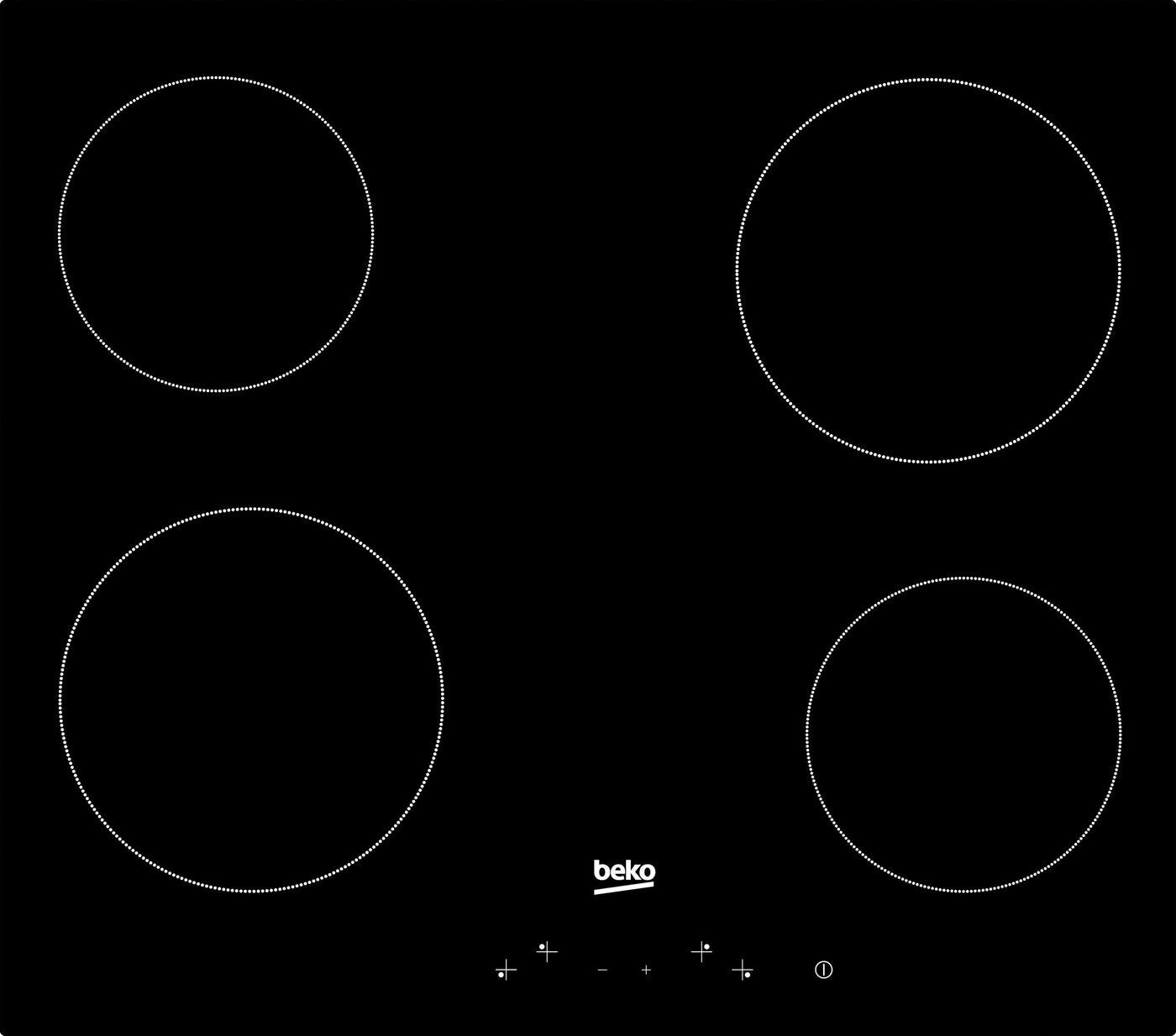 Beko HIC64401 Glaskeramik-Kochfeld