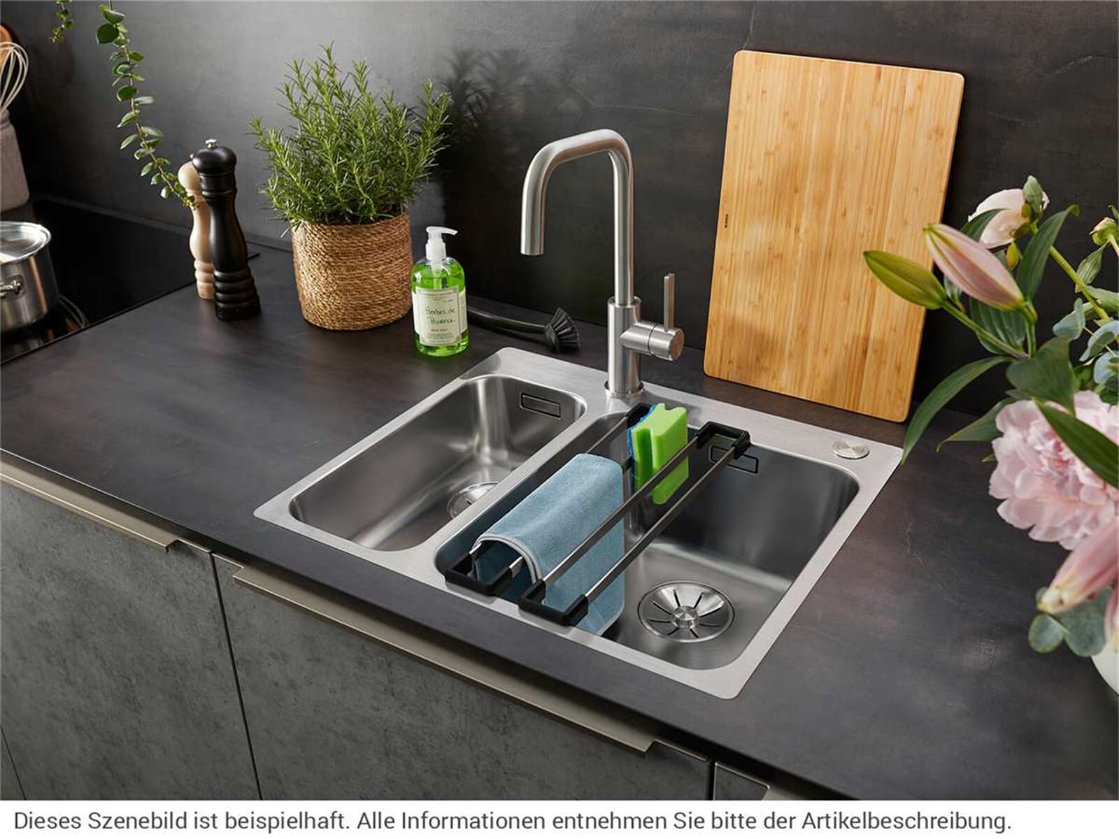 Blanco Jandora 526615 Edelstahl gebürstet Hochdruckarmatur