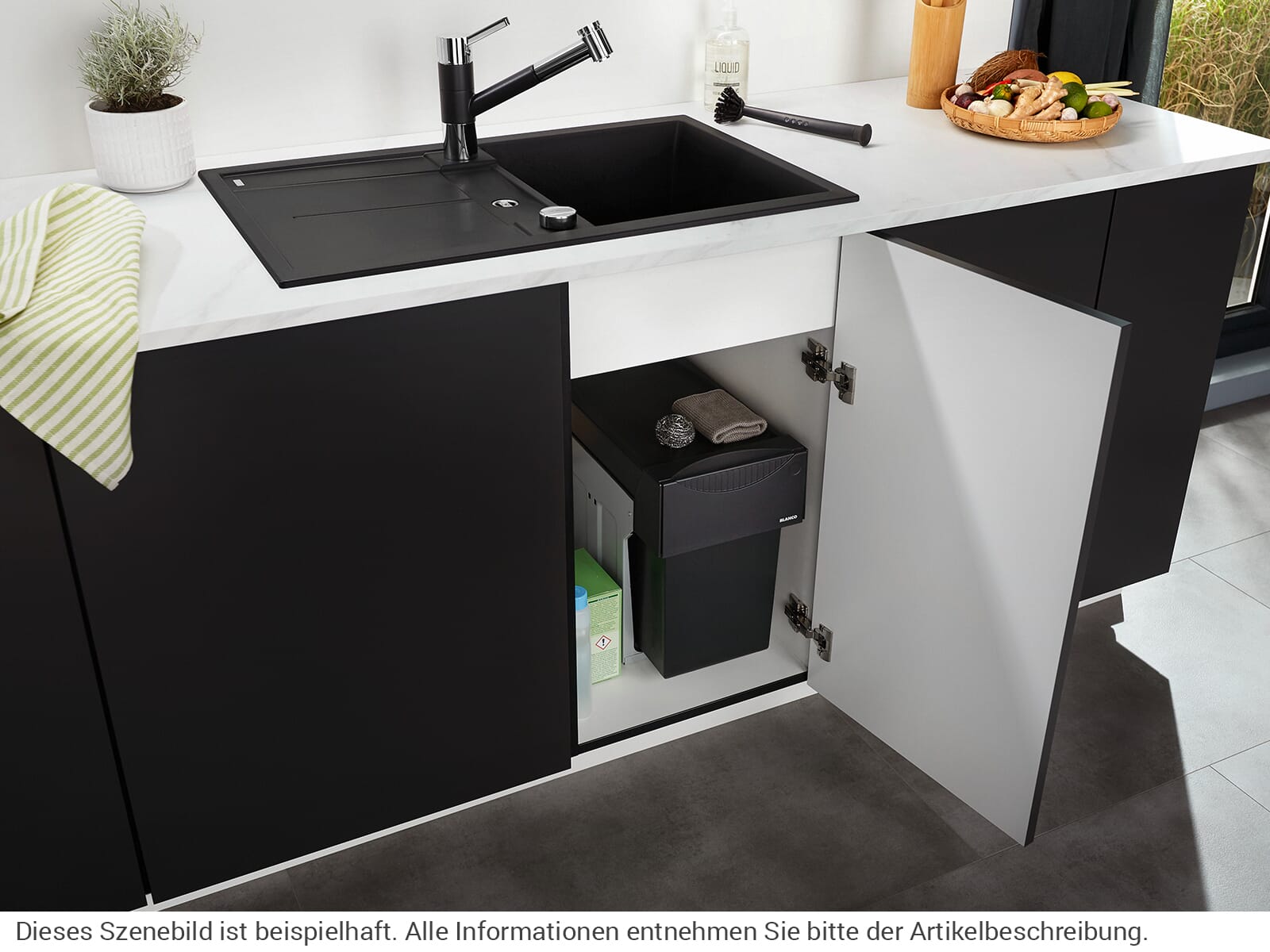 Blanco Botton II 30/2 - 526376 Einbau Abfallsammler