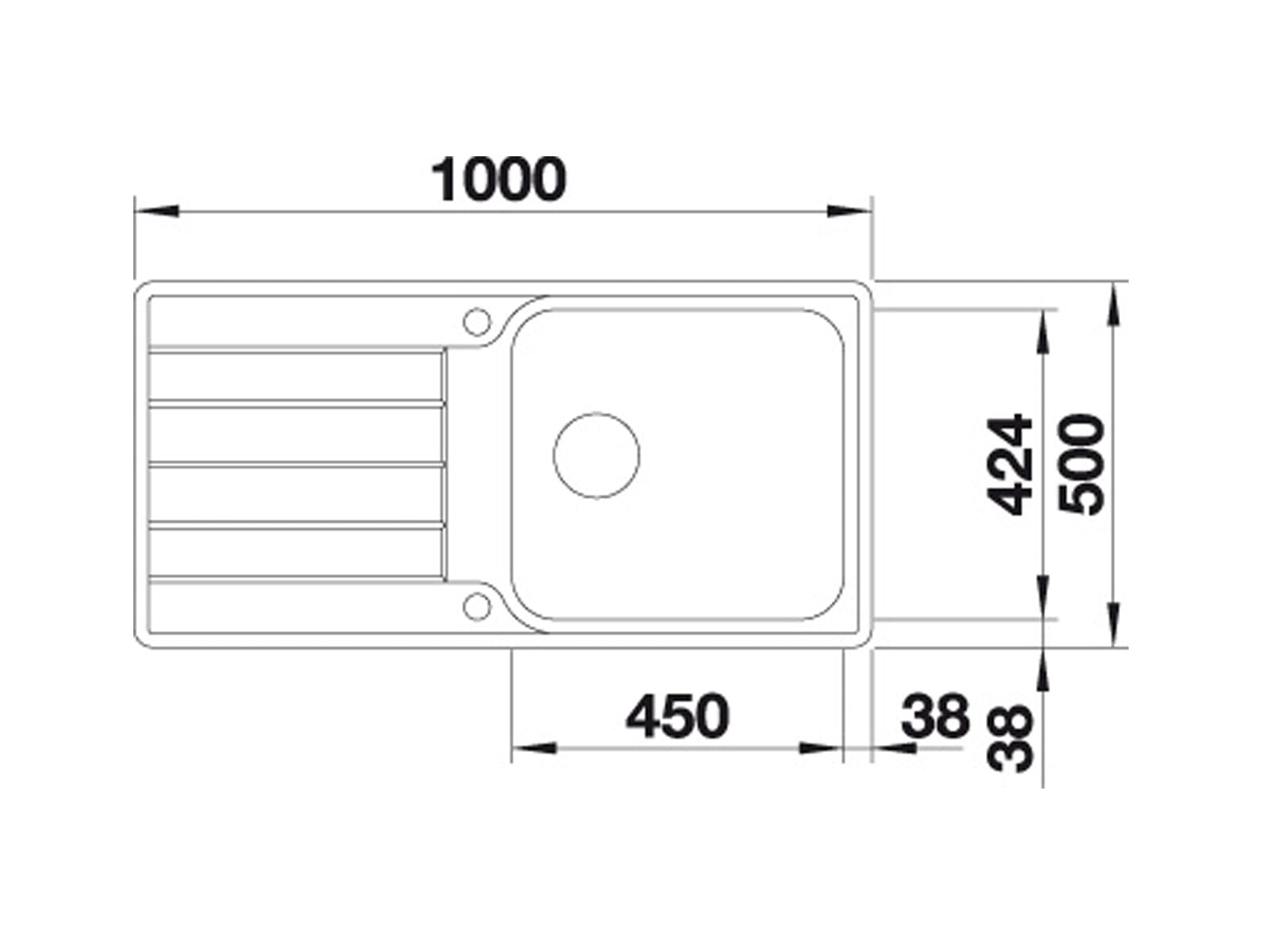 Blanco Classimo XL 6 S-IF Edelstahlspüle Bürstfinish 525 327