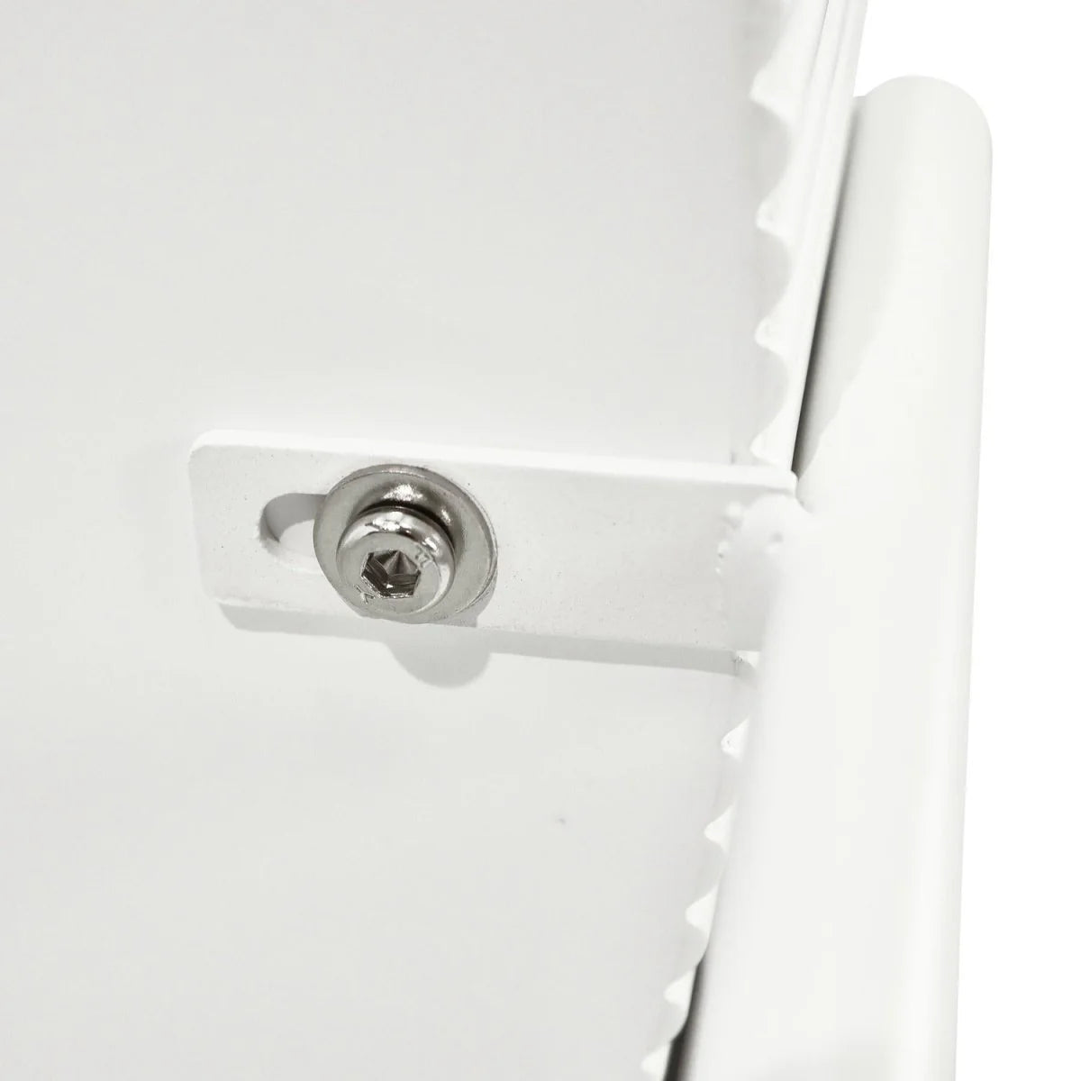 Furnhouse Milo Couchtisch Rund ø80 cm - Marmoroptik & Lamellenoptik Weiß