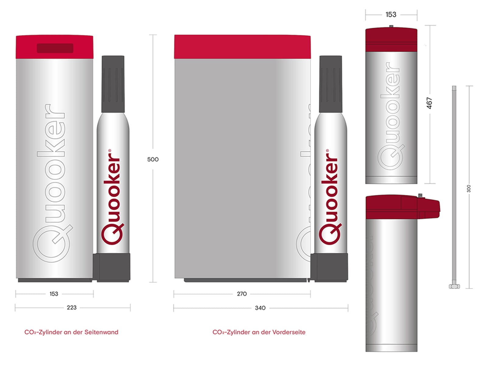 Quooker PRO3 & CUBE | Flex CHR (verchromt glänzend) inkl. Würfelfilter