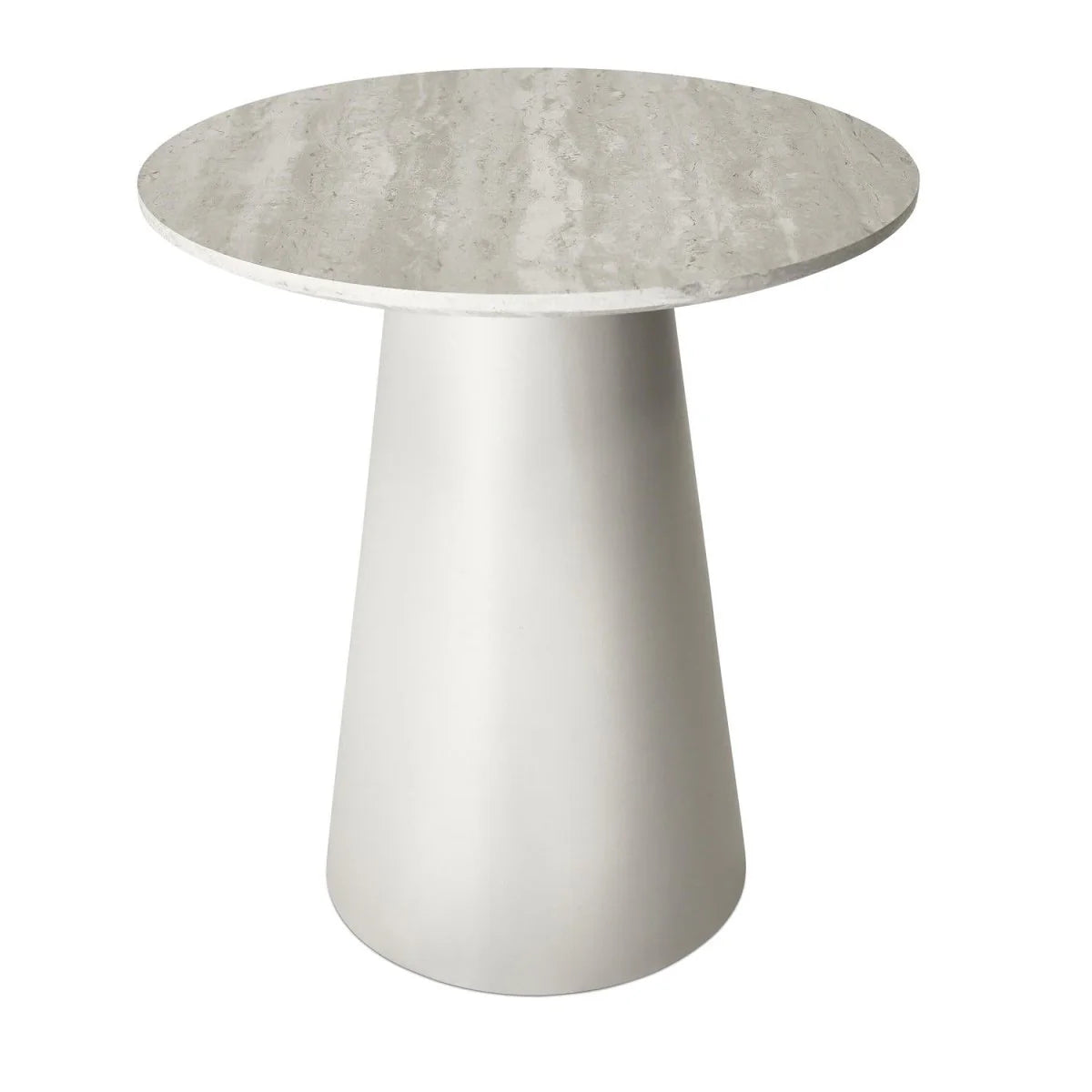 Furnhouse Tango Couchtisch Rund ø45 cm - Travertine-Optik Grau