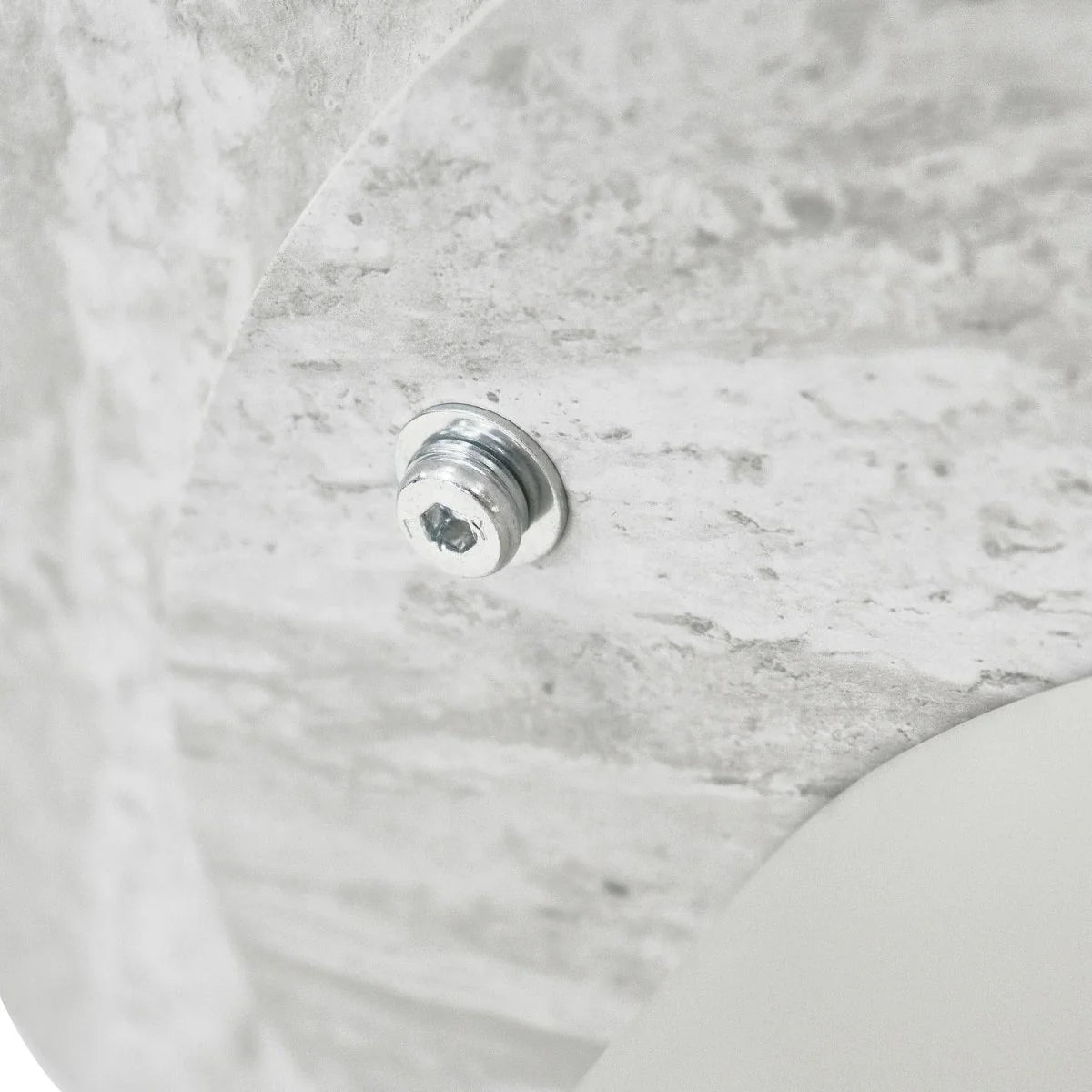 Furnhouse Tango Couchtisch Rund ø45 cm - Travertine-Optik Grau