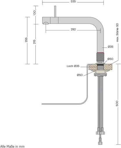 Quooker PRO3 | Front RVS (Voll-Edelstahl)
