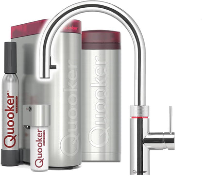 Quooker PRO3 &amp; CUBE | Flex CHR (verchromt glänzend) inkl. Würfelfilter