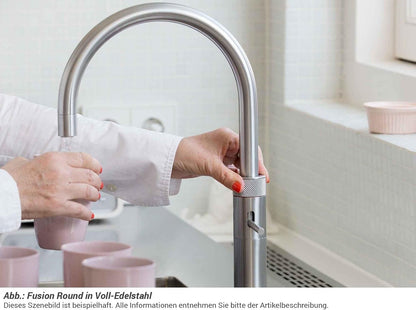 Quooker PRO3 B Fusion Round RVS (Voll-Edelstahl)
