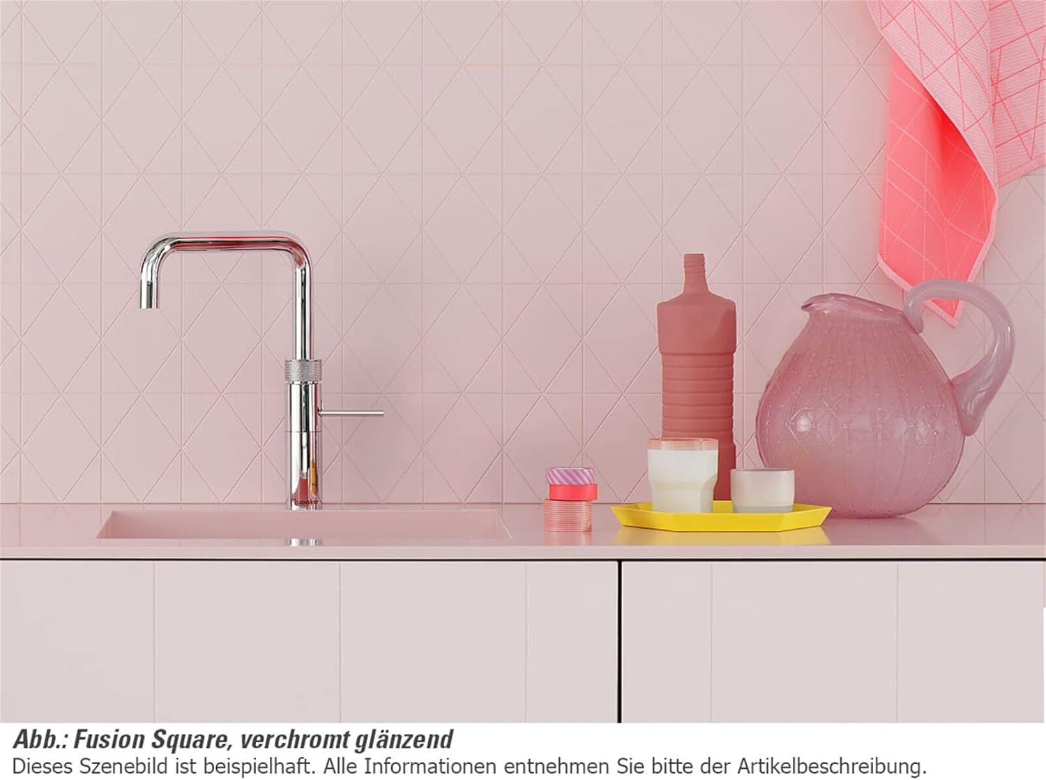 Quooker PRO3 B Fusion Square CHR (verchromt glänzend)