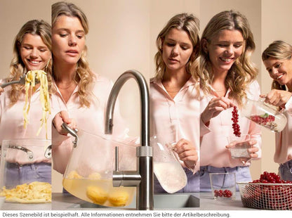 Quooker PRO3 &amp; CUBE | Flex RVS (Voll-Edelstahl) inkl. Würfelfilter