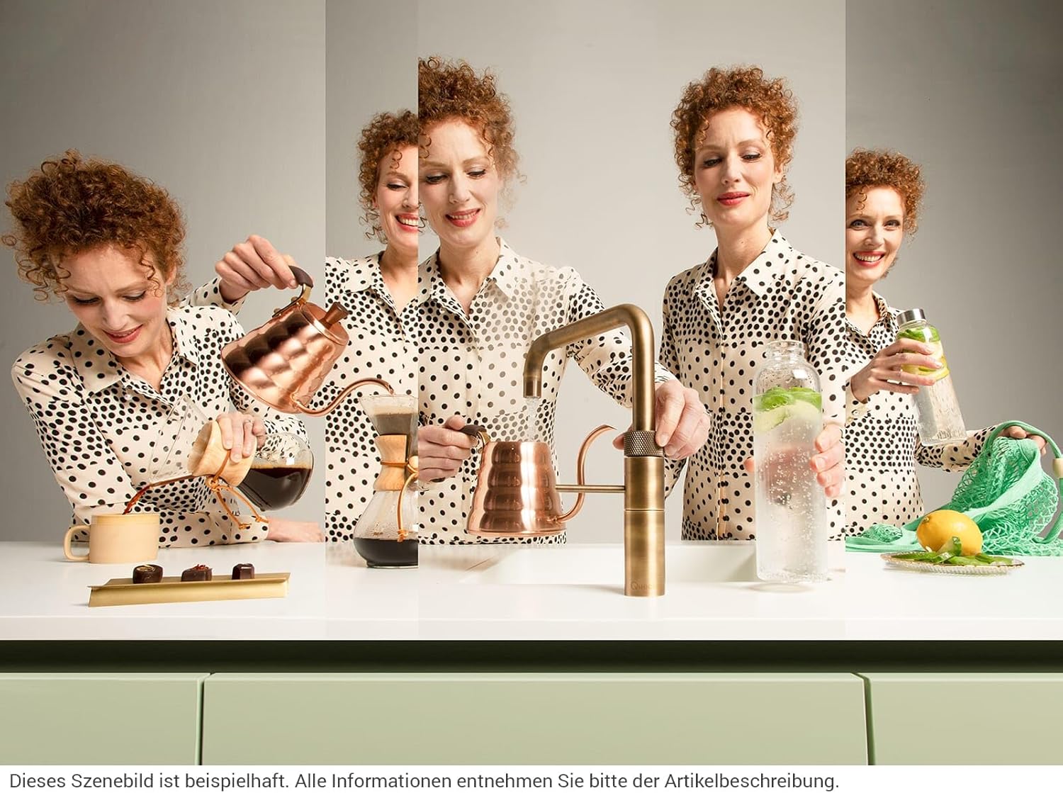 Quooker PRO3 &amp; CUBE | Fusion Square CHR (Verchromt glänzend) inkl. Würfelfilter