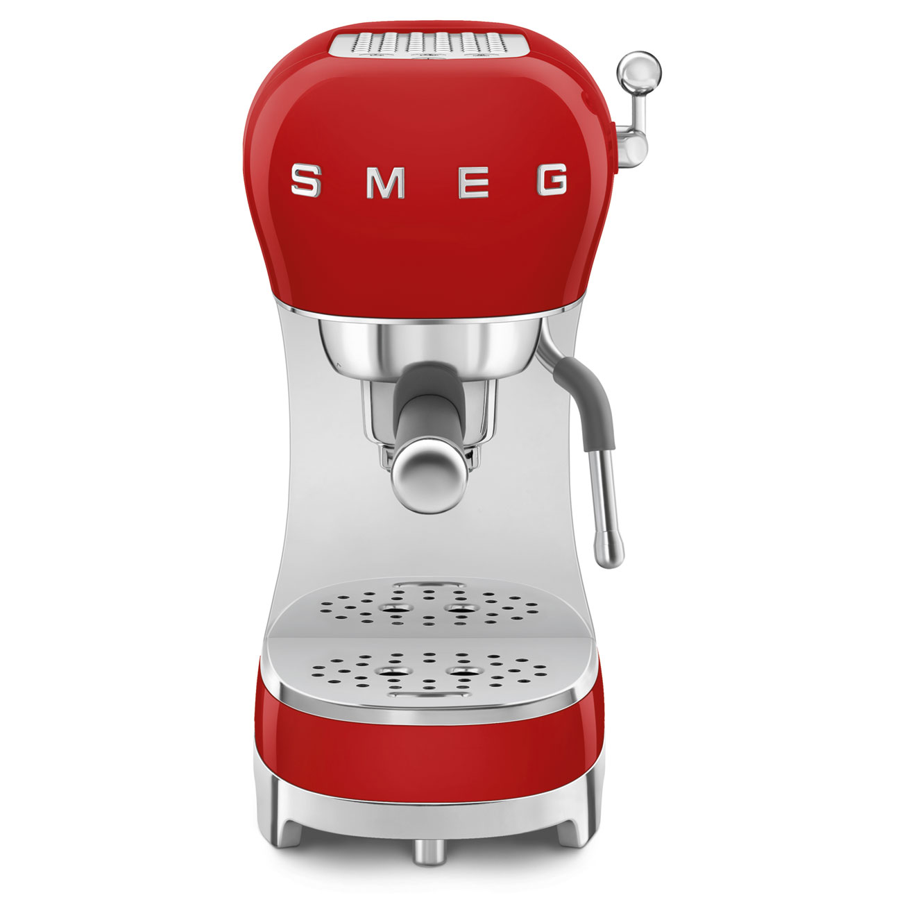 SMEG Siebträgermaschine (Espresso-Handkaffeemaschine) mit Dampfdüse 