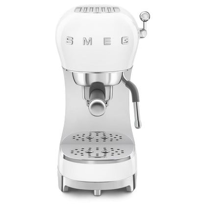 SMEG Siebträgermaschine (Espresso-Handkaffeemaschine) mit Dampfdüse 