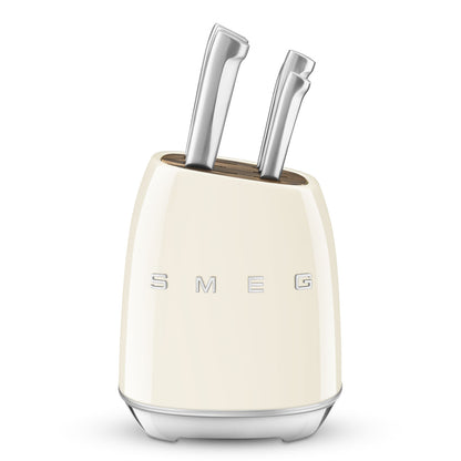 SMEG Messerblock-Set mit 6 Messern