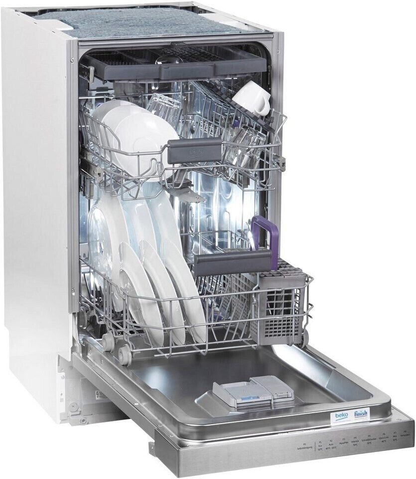 Beko DSS28021X Einbau-Geschirrspüler teilintegriert – 45 cm