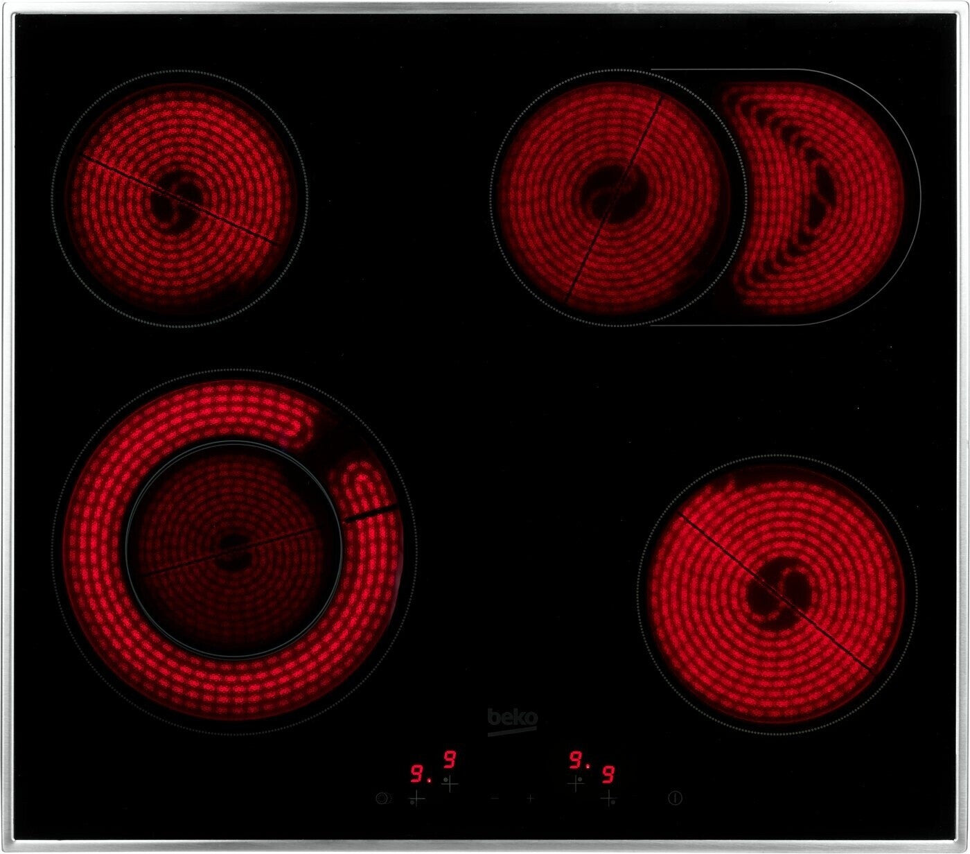 Beko EB9741XHL Glaskeramik-Kochfeld – Flexibel, schlicht &amp; elegant