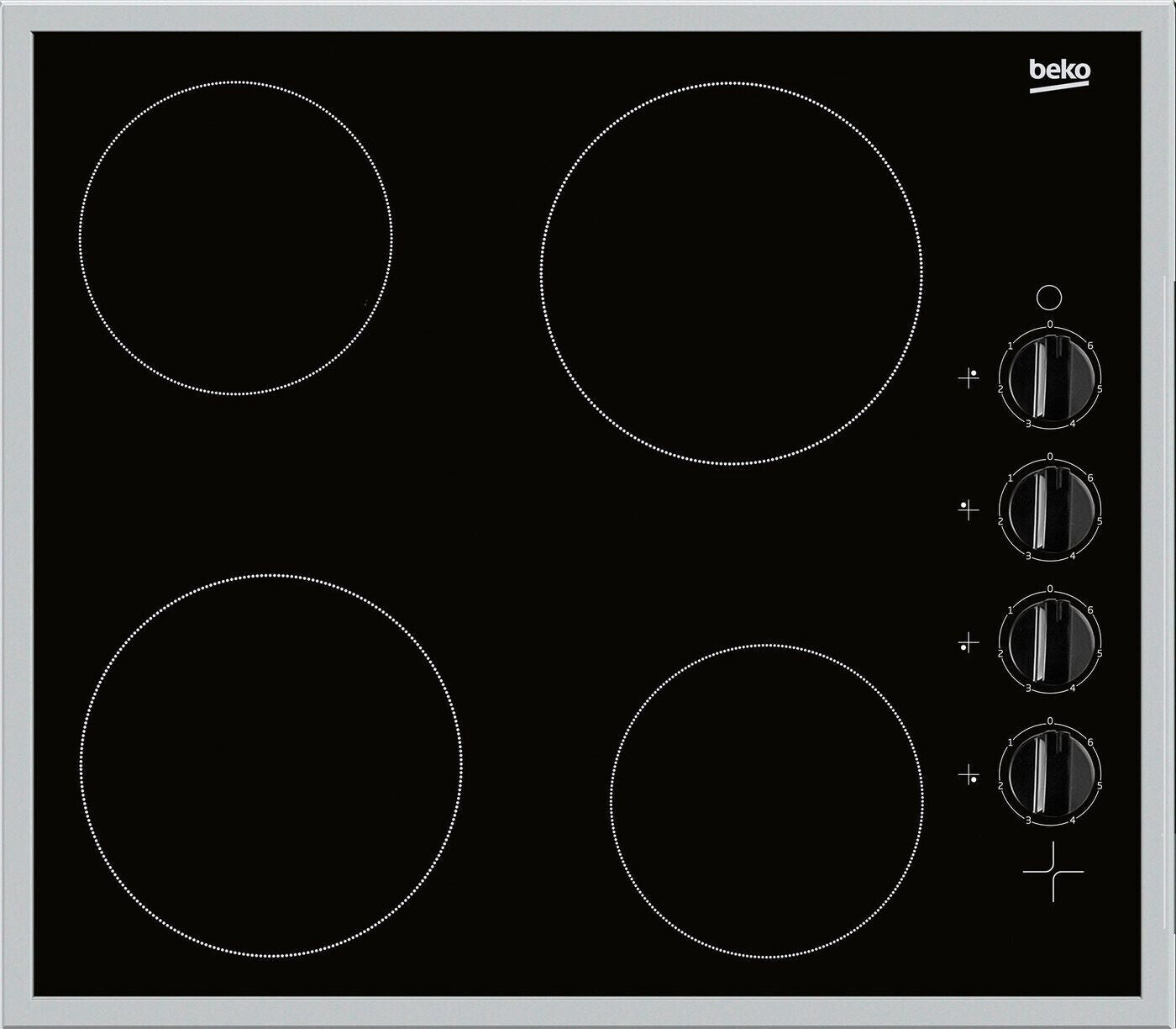 Beko HIC64100X Glaskeramik-Kochfeld