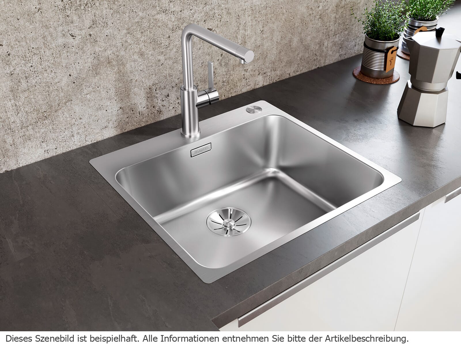 Blanco Solis 500-IF/A - 526124 Edelstahlspüle Bürstfinish