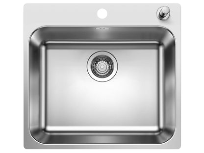 Blanco Supra 500-IF/A R12 Bürstfinish - 526355 Edelstahlspüle