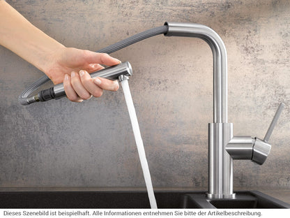 Blanco Lanora-SF 526180 Edelstahl Gebürstet Hochdruckarmatur