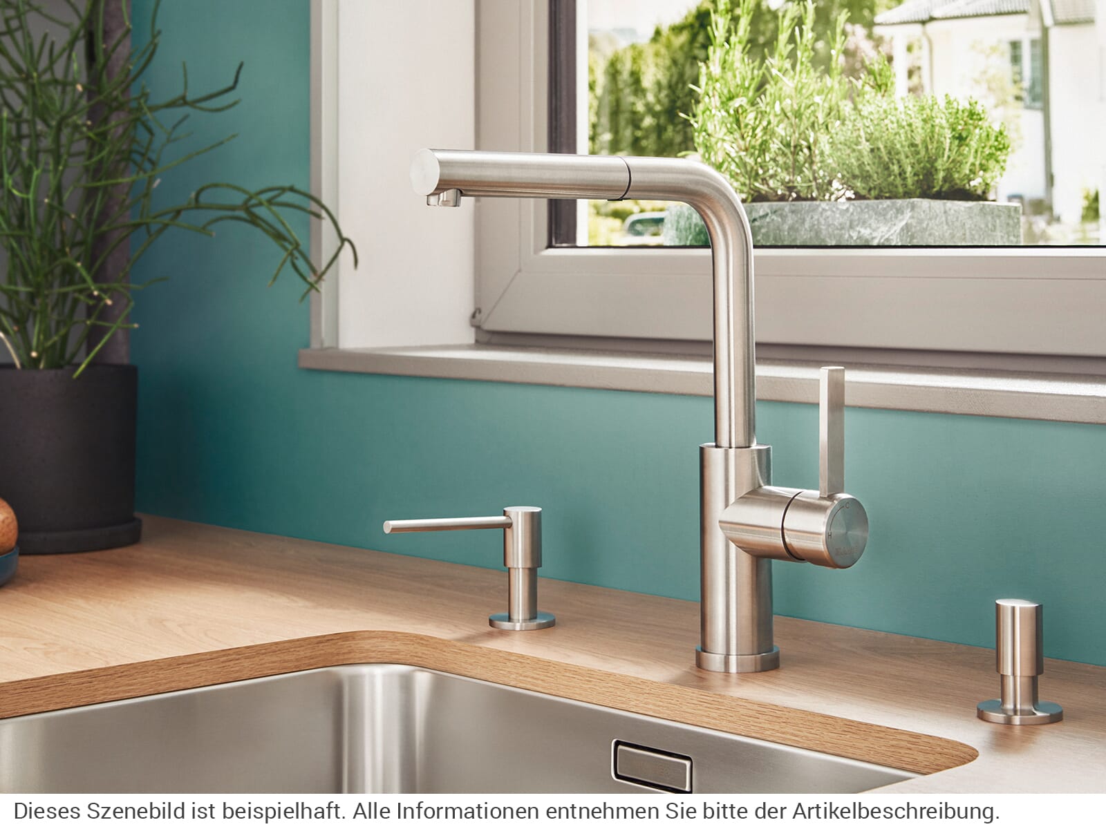 Blanco Lanora-SF 526180 Edelstahl Gebürstet Hochdruckarmatur