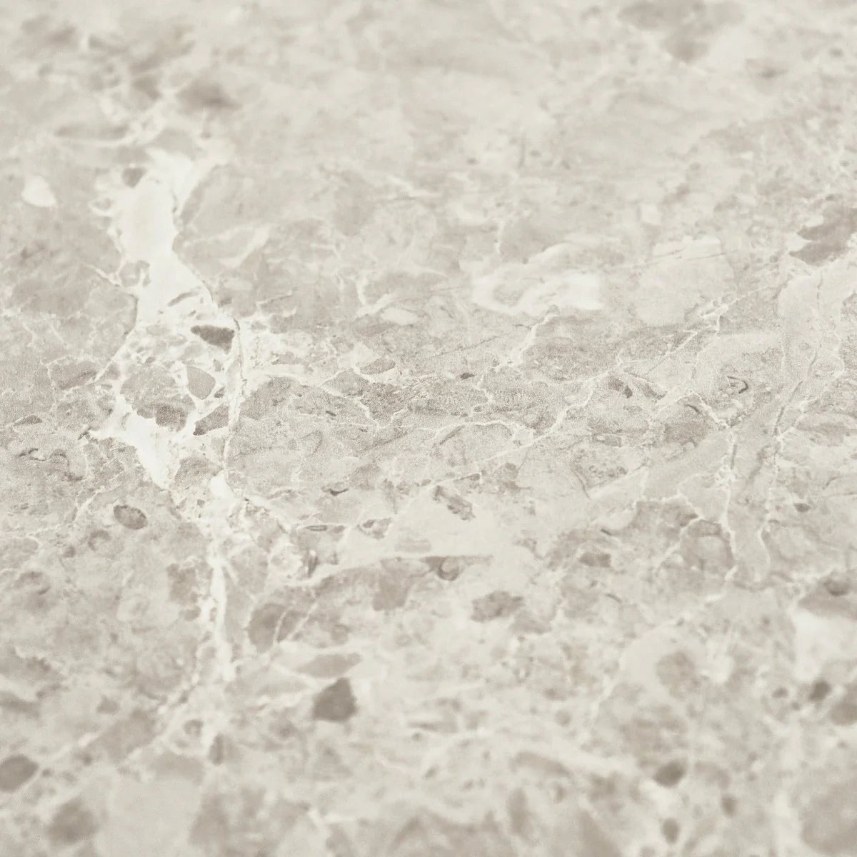 Furnhouse Easy Couchtisch Rund ø60 cm - Marmoroptik & Lamellenoptik Grau