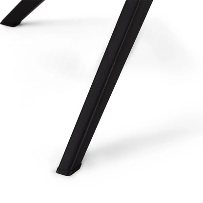 Furnhouse Helena Esszimmerstühle 2er Set - Drehbar, Bouclé-Stoff Weiß