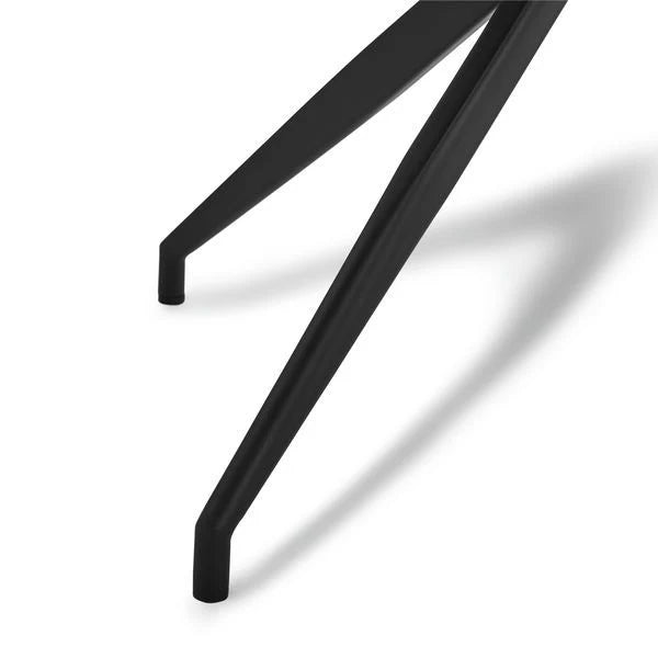 Furnhouse Isabel Esszimmerstühle mit Armlehne 2er Set - Drehbar, Kunstleder Schwarz