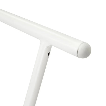 Furnhouse Milo Couchtisch Rund ø80 cm - Marmoroptik & Lamellenoptik Weiß