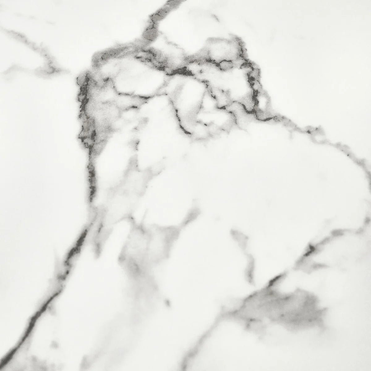 Furnhouse Milo Couchtisch Rund ø80 cm - Marmoroptik & Lamellenoptik Weiß