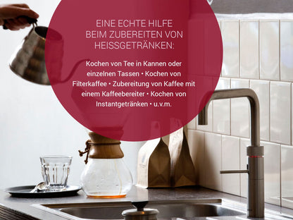 Quooker PRO3 &amp; CUBE | Flex CHR (verchromt glänzend) inkl. Würfelfilter