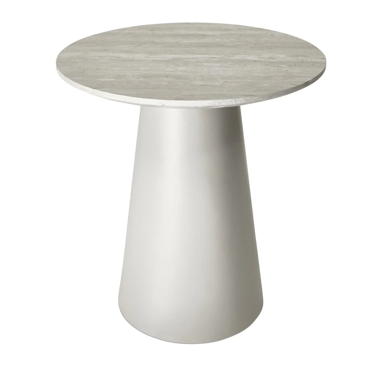 Furnhouse Tango Couchtisch Rund ø45 cm - Travertine-Optik Grau