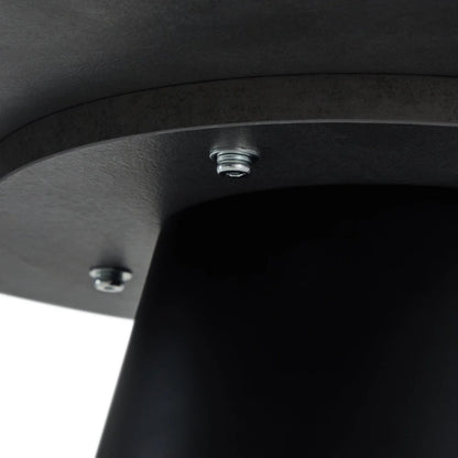 Furnhouse Tango Couchtisch Rund ø60 cm - Marmoroptik Dunkelgrau