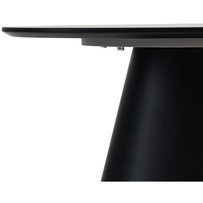 Furnhouse Tango Couchtisch Rund ø80 cm - Marmoroptik Hellgrau