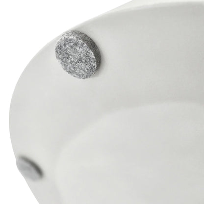 Furnhouse Tango Couchtisch Rund ø80 cm - Travertine-Optik Grau