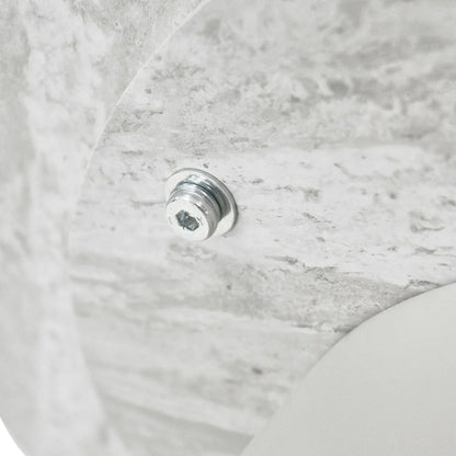 Furnhouse Tango Couchtisch Rund ø80 cm - Travertine-Optik Grau