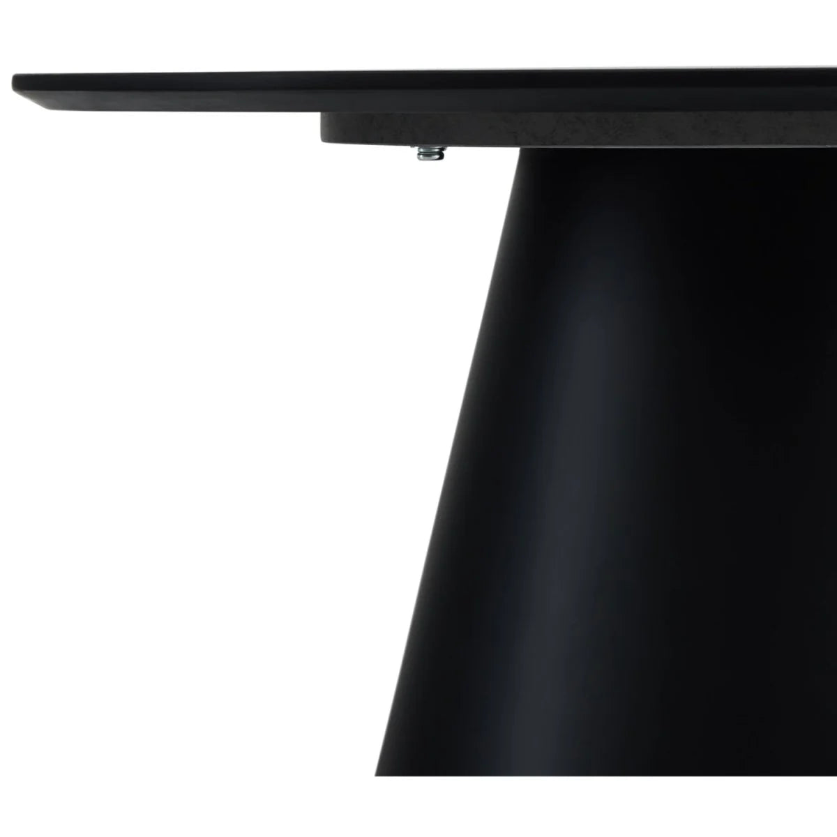 Furnhouse Tango Couchtisch Rund ø80 cm - Marmoroptik Dunkelgrau